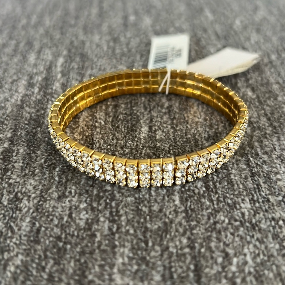 Woman's rhinestone bracelet
